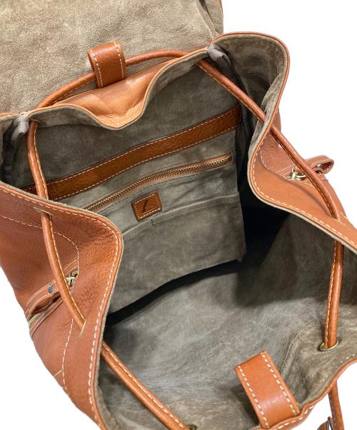 土屋鞄（ツチヤカバン）土屋鞄 (ツチヤカバン) トーンオイルヌメ ソフトバックパック ブラウンの古着・服飾アイテム
