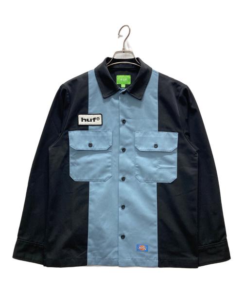 HUF（ハフ）HUF (ハフ) Dickies (ディッキーズ) ワークジャケット スカイブルー サイズ:Sの古着・服飾アイテム