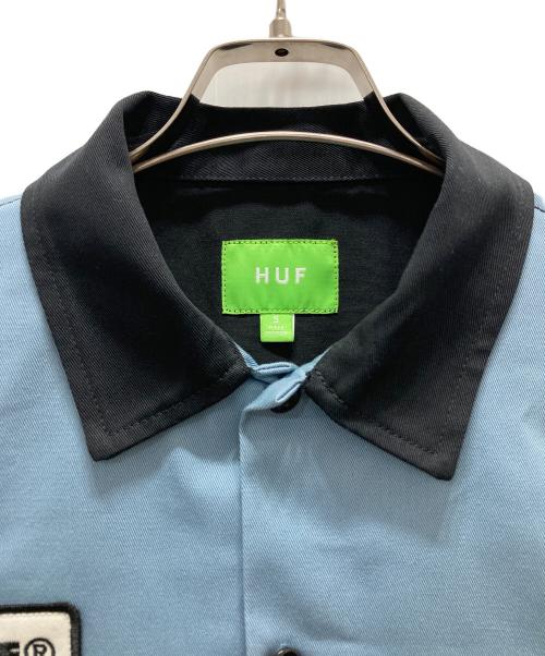 HUF（ハフ）HUF (ハフ) Dickies (ディッキーズ) ワークジャケット スカイブルー サイズ:Sの古着・服飾アイテム