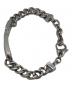 DIESEL (ディーゼル) チェーンブレスレット シルバー：8000円