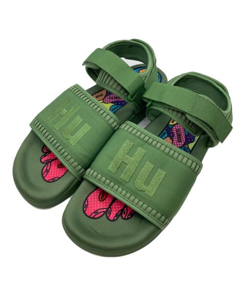 adidas（アディダス）adidas (アディダス) Pharrell Williams (ファレルウィリアムス) Adilette 2 グリーン サイズ:28.5の古着・服飾アイテム