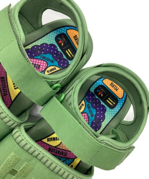 adidas（アディダス）adidas (アディダス) Pharrell Williams (ファレルウィリアムス) Adilette 2 グリーン サイズ:28.5の古着・服飾アイテム
