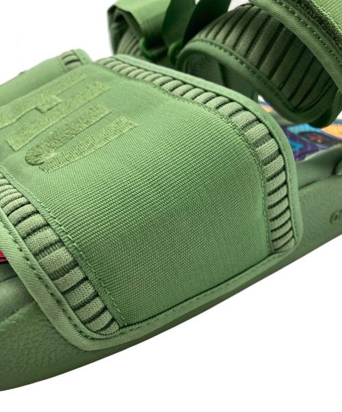adidas（アディダス）adidas (アディダス) Pharrell Williams (ファレルウィリアムス) Adilette 2 グリーン サイズ:28.5の古着・服飾アイテム