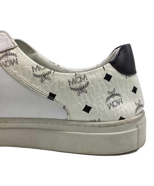 MCM（エムシーエム）MCM (エムシーエム) ローカットスニーカー ホワイト サイズ:表記サイズ無しの古着・服飾アイテム