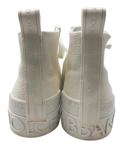 DOLCE & GABBANA（ドルチェ＆ガッバーナ）DOLCE & GABBANA (ドルチェ＆ガッバーナ) ハイカットスニーカー ホワイト サイズ:10の古着・服飾アイテム