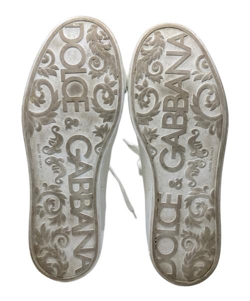 DOLCE & GABBANA（ドルチェ＆ガッバーナ）DOLCE & GABBANA (ドルチェ＆ガッバーナ) ハイカットスニーカー ホワイト サイズ:10の古着・服飾アイテム