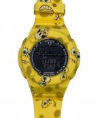 wize&ope×Spongeb Bobワイズアンドオープ×スポンジ・ボブ）の古着「デジタルウォッチ」｜イエロー