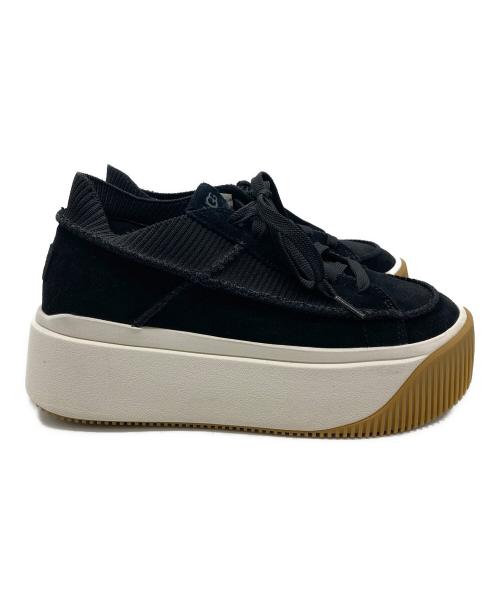 UGG（アグ）UGG (アグ) W EZ-DUZZIT LACE ブラック サイズ:24の古着・服飾アイテム