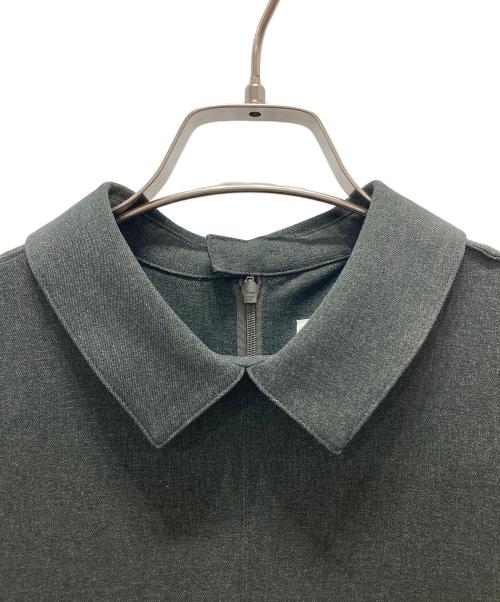 foufou（フーフー）foufou (フーフー) primitive shirts collar one piece グリーンの古着・服飾アイテム