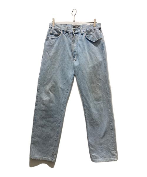VERSACE JEANS SIGNATURE（ヴェルサーチジーンズシグネチャー）VERSACE JEANS SIGNATURE (ヴェルサーチジーンズシグネチャー) メデューサパッチ デニムパンツ インディゴ サイズ:33の古着・服飾アイテム