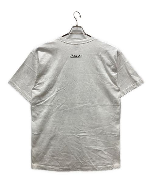 Pablo Picasso（パブロ ピカソ）Pablo Picasso (パブロ ピカソ) 90's Don Quixote アートプリントTシャツ ホワイト サイズ:Lの古着・服飾アイテム