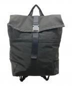 COLE HAANコールハーン）の古着「ナイロン フラップ バックパック」｜ブラック