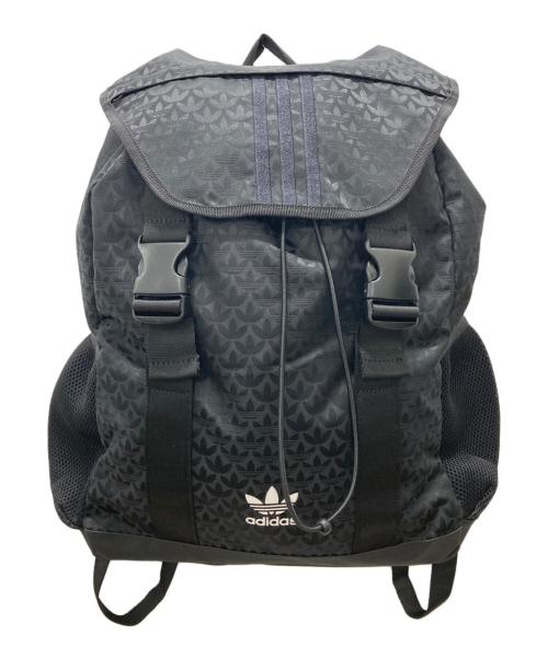 adidas（アディダス）adidas (アディダス) モノグラムリュック ブラックの古着・服飾アイテム