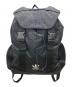 adidas（アディダス）の古着「モノグラムリュック」｜ブラック