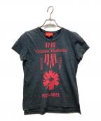 Vivienne Westwood RED LABELヴィヴィアンウエストウッドレッドレーベル）の古着「オーブデザイン半袖カットソー」｜ブラック