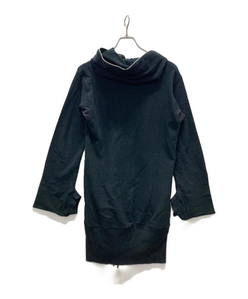 Vivienne Westwood RED LABEL（ヴィヴィアンウエストウッドレッドレーベル）Vivienne Westwood RED LABEL (ヴィヴィアンウエストウッドレッドレーベル) オーブ刺繍 変形袖パーカーワンピース ブラック サイズ:Mの古着・服飾アイテム