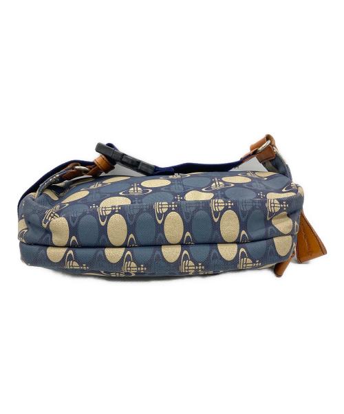 Vivienne Westwood man（ヴィヴィアン ウェストウッド マン）Vivienne Westwood man (ヴィヴィアン ウェストウッド マン) オーブ柄ウエストバッグ ネイビーの古着・服飾アイテム