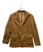 POLO RALPH LAURENポロ・ラルフローレン）の古着「段返3Bコーデュロイテーラードジャケット」｜ブラウン