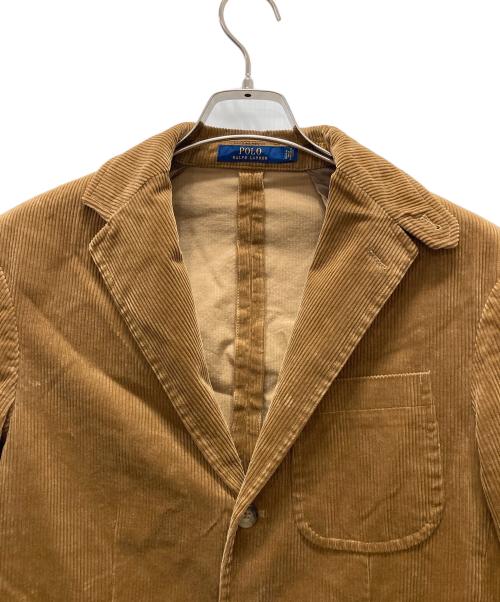POLO RALPH LAUREN（ポロ・ラルフローレン）POLO RALPH LAUREN (ポロ・ラルフローレン) 段返3Bコーデュロイテーラードジャケット ブラウン サイズ:XSの古着・服飾アイテム