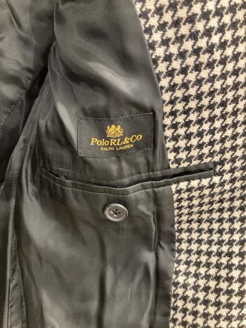 POLO RALPH LAUREN（ポロ・ラルフローレン）POLO RALPH LAUREN (ポロ・ラルフローレン) 千鳥柄テーラードジャケット グレー サイズ:SIZE 4(160)の古着・服飾アイテム