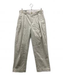 POLO RALPH LAUREN（ポロ・ラルフローレン）の古着「2タックチノパンツ」｜グレー