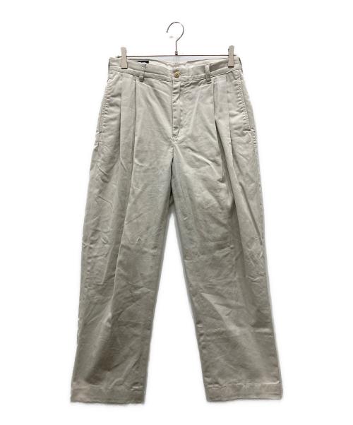 POLO RALPH LAUREN（ポロ・ラルフローレン）POLO RALPH LAUREN (ポロ・ラルフローレン) 2タックチノパンツ グレー サイズ:30の古着・服飾アイテム