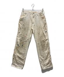 Soe（ソーイ）の古着「ペイントパンツ」｜アイボリー