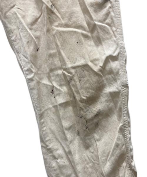 Soe（ソーイ）SOE (ソーイ) ペイントパンツ アイボリーの古着・服飾アイテム