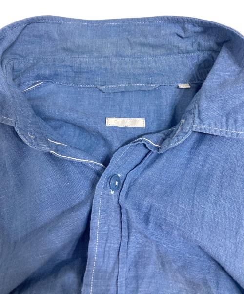 COMOLI（コモリ）COMOLI (コモリ) ベタシャン CPOシャツ ブルー サイズ:2の古着・服飾アイテム