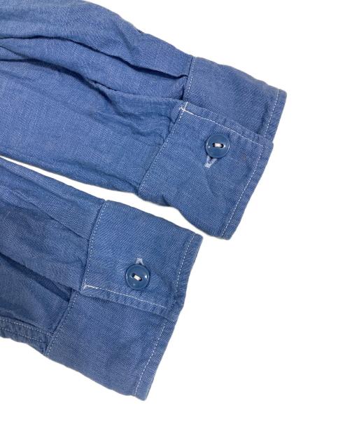 COMOLI（コモリ）COMOLI (コモリ) ベタシャン CPOシャツ ブルー サイズ:2の古着・服飾アイテム