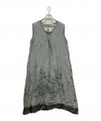 KEI HAYAMA PLUSケイ ハヤマ プリュス）の古着「ノースリーブワンピース」｜ブルー