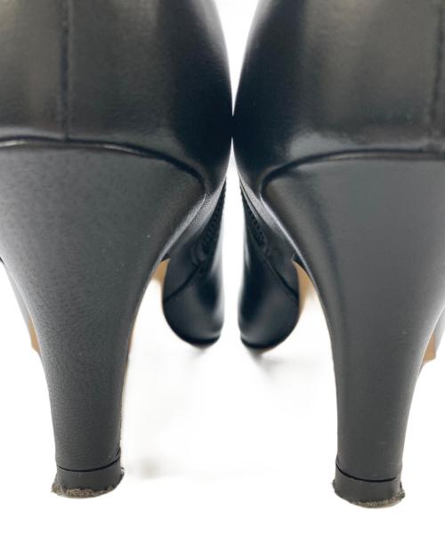 Au BANNISTER（オゥ バニスター）Au BANNISTER (オゥ バニスター) サイドジップショートブーティ ブラック サイズ:24.5の古着・服飾アイテム