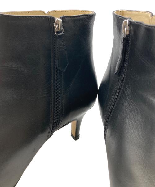 Au BANNISTER（オゥ バニスター）Au BANNISTER (オゥ バニスター) サイドジップショートブーティ ブラック サイズ:24.5の古着・服飾アイテム