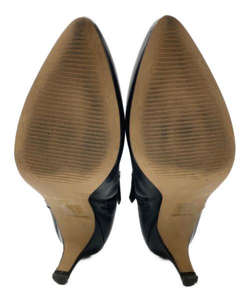 Au BANNISTER（オゥ バニスター）Au BANNISTER (オゥ バニスター) サイドジップショートブーティ ブラック サイズ:24.5の古着・服飾アイテム