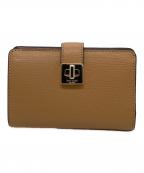 Kate Spadeケイトスペード）の古着「2つ折り財布」｜ベージュ