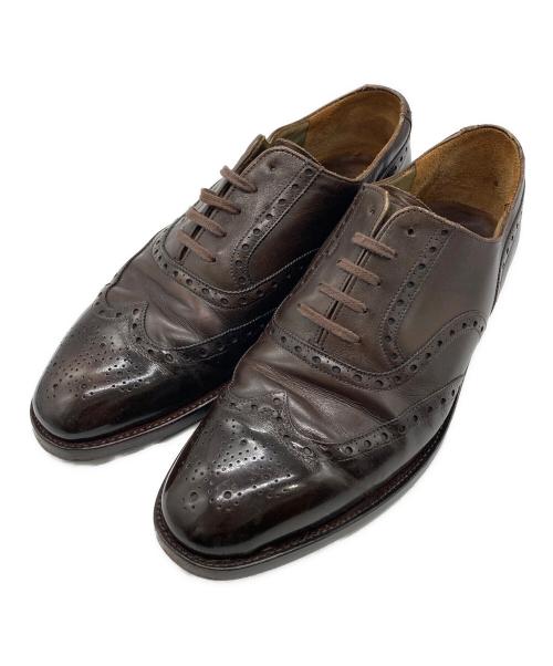 Edward Green（エドワードグリーン）Edward Green (エドワードグリーン) ウィングチップシューズ ブラウン サイズ:7 1/2の古着・服飾アイテム