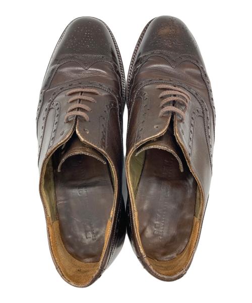 Edward Green（エドワードグリーン）Edward Green (エドワードグリーン) ウィングチップシューズ ブラウン サイズ:7 1/2の古着・服飾アイテム