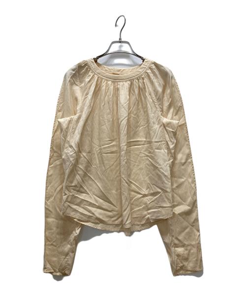 LEMAIRE（ルメール）LEMAIRE (ルメール) URBAN RESEARCH (アーバンリサーチ) シルク混ブラウス ベージュ サイズ:36の古着・服飾アイテム