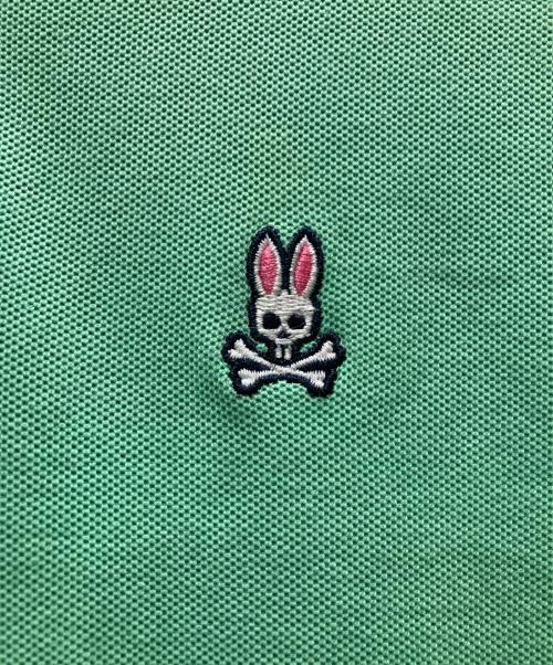 Psycho Bunny（サイコ バニー）Psycho Bunny (サイコ バニー) ポロシャツ グリーン サイズ:3の古着・服飾アイテム