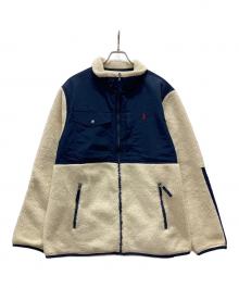 POLO RALPH LAUREN（ポロ・ラルフローレン）の古着「ウインドブロックハイブリッドジャケット」｜アイボリー×ネイビー