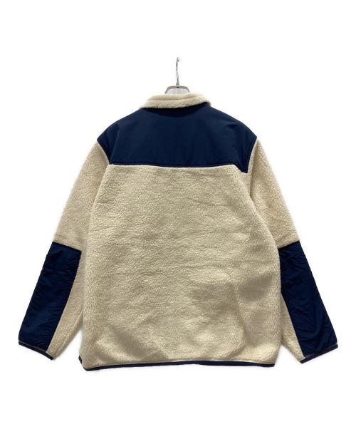 POLO RALPH LAUREN（ポロ・ラルフローレン）POLO RALPH LAUREN (ポロ・ラルフローレン) ウインドブロックハイブリッドジャケット アイボリー×ネイビー サイズ:XLの古着・服飾アイテム