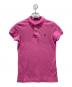 RALPH LAUREN（ラルフローレン）の古着「スキニー ポロシャツ」｜ピンク