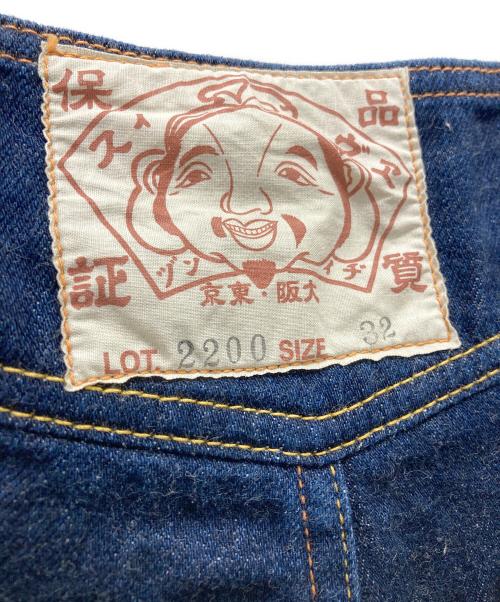 EVISU（エヴィス）EVISU (エヴィス) カモメ・漢字 スイム デニムハーフパンツ インディゴ サイズ:32の古着・服飾アイテム