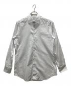 PAUL SMITHポールスミス）の古着「フローラルジャカード ドレスシャツ」｜ホワイト