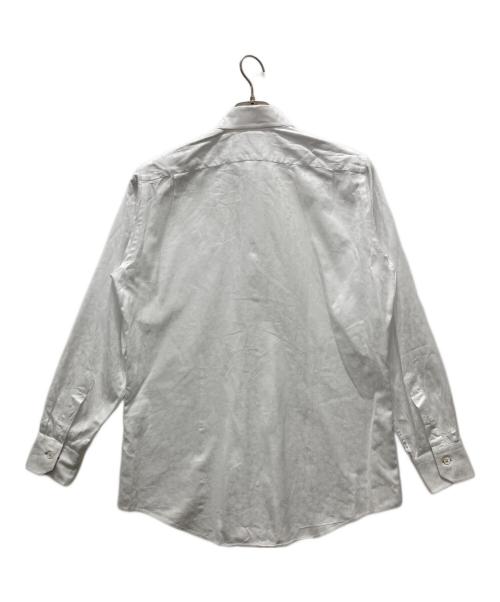 PAUL SMITH（ポールスミス）PAUL SMITH (ポールスミス) フローラルジャカード ドレスシャツ ホワイト サイズ:Ⅿの古着・服飾アイテム