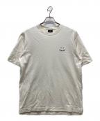 PAUL SMITHポールスミス）の古着「'Happy' 半袖Tシャツ」｜ホワイト