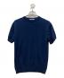 MOONCASTLE（ムーンキャッスル）の古着「半袖ニット」｜ネイビー
