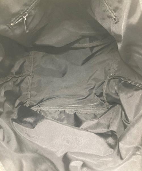 BURBERRY BLUE LABEL（バーバリーロンドンブルーレーベル）BURBERRY BLUE LABEL (バーバリーロンドンブルーレーベル) 舟形トートバッグ ブラックの古着・服飾アイテム