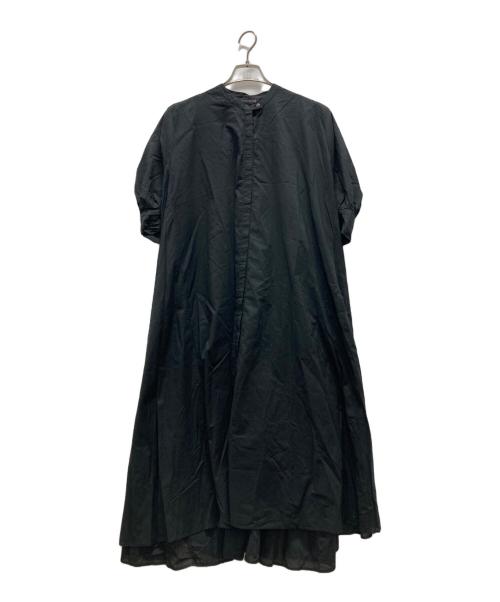 mizuiro-ind（ミズイロインド）mizuiro-ind (ミズイロインド) ボリューム シャツワンピース ブラック サイズ:-の古着・服飾アイテム