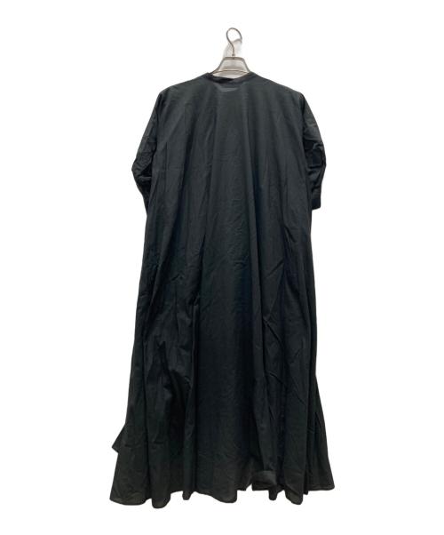 mizuiro-ind（ミズイロインド）mizuiro-ind (ミズイロインド) ボリューム シャツワンピース ブラック サイズ:-の古着・服飾アイテム